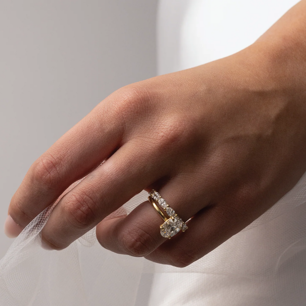 Oval Lab Diamond Solitaire Engagement Ring | 1–3.5 Ct