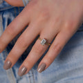 Emerald Cut Lab Grown Diamond Hidden Halo Engagement Ring – 1.0 - 3.50 CT