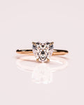 Heart Cut Lab Grown Diamond Solitaire Engagement Ring