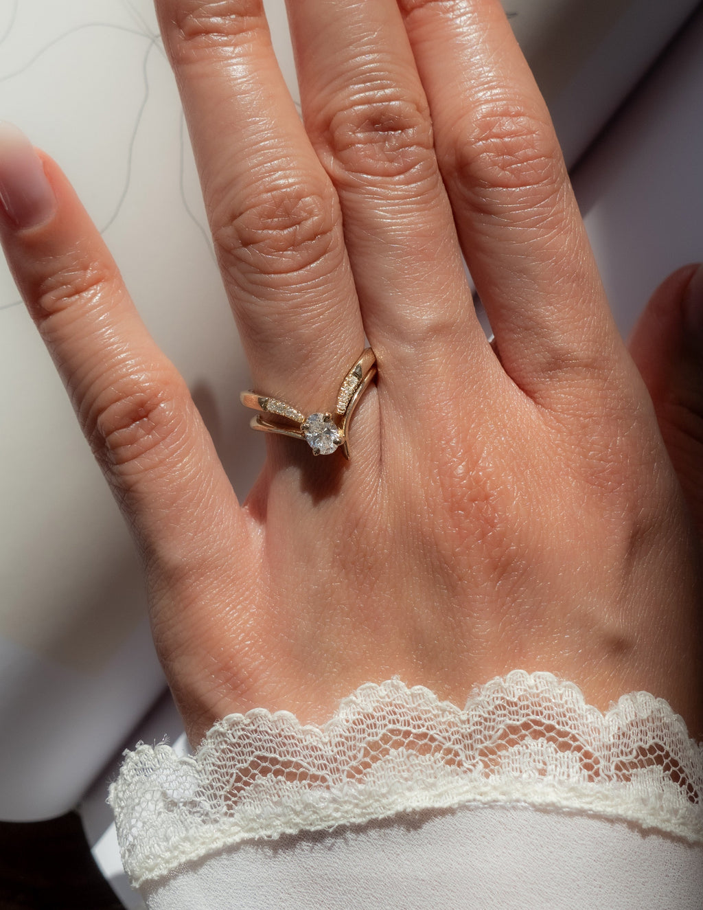 Oval Cut Lab Grown Diamond Solitaire Engagement Ring – 10K/14K/18K Gold & Platinum – 1.0–3.5 CT
