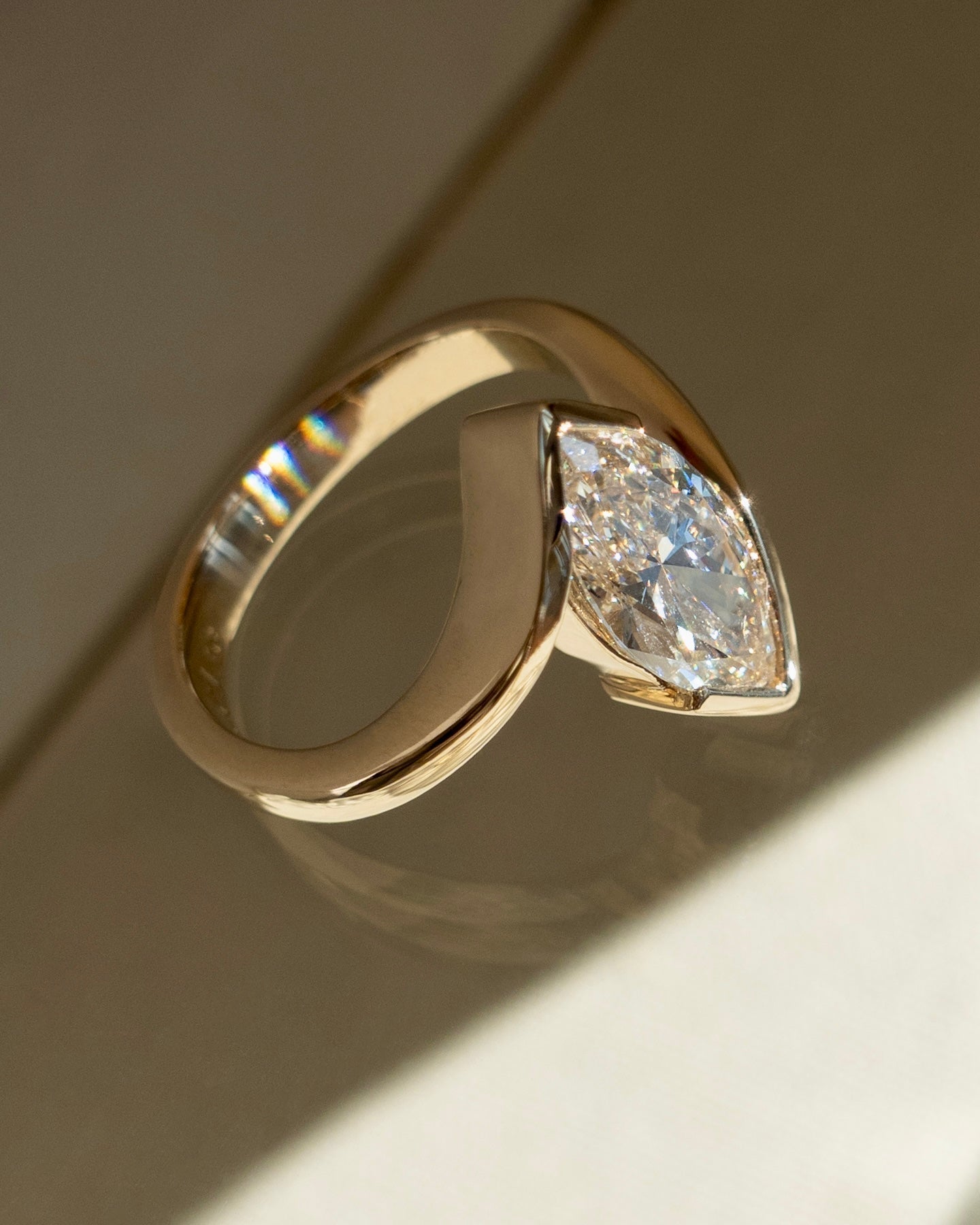 Marquise Cut Lab Grown Diamond Solitaire Engagement Ring – 1.0 - 3.50 CT