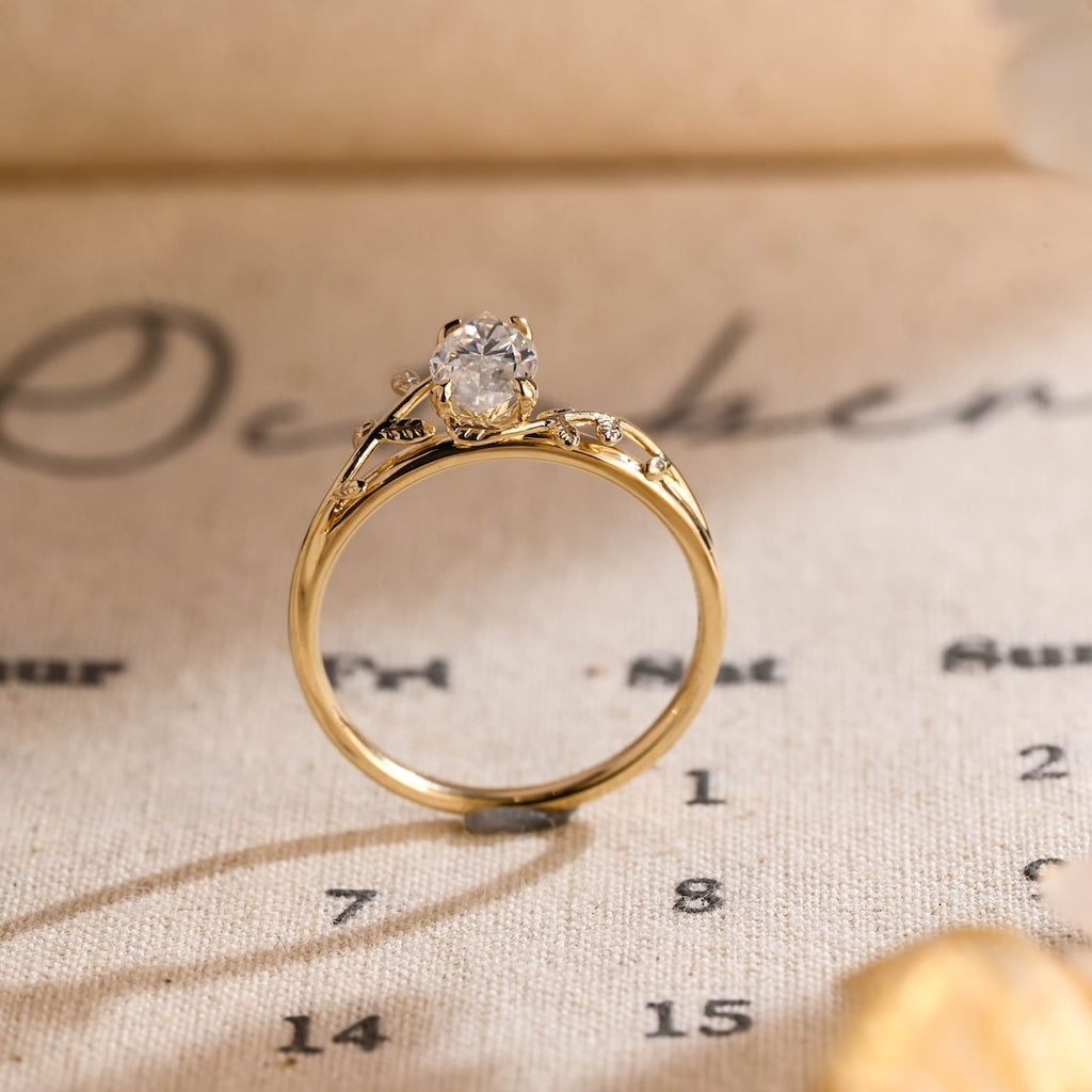 1.0 - 3.50 CT Art Deco Marquise Lab Grown Diamond Engagement Ring
